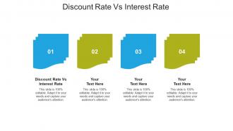 Discount rate vs interest rate ppt powerpoint presentation infographic cpb
