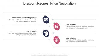 Discount Request Price Negotiation In Powerpoint And Google Slides Cpb