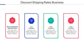Discount Shipping Rates Business Ppt Powerpoint Presentation Styles Backgrounds Cpb