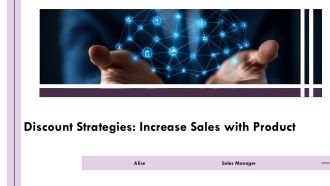 Discount Strategies Increase Sales With Product PPT Slides AT