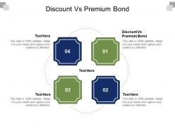 Discount vs premium bond ppt powerpoint presentation pictures aids cpb
