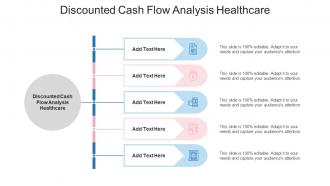 Discounted Cash Flow Analysis Healthcare Ppt Powerpoint Presentation Images Cpb