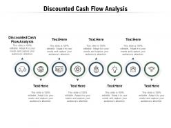 Discounted cash flow analysis ppt powerpoint presentation show information cpb