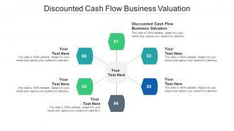 Discounted Cash Flow Business Valuation Ppt Powerpoint Presentation Ideas Inspiration Cpb