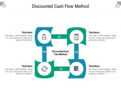 Discounted cash flow method ppt powerpoint presentation styles graphic tips cpb
