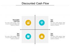 Discounted cash flow ppt powerpoint presentation ideas clipart cpb