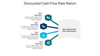 Discounted cash flow rate return ppt powerpoint presentation file graphics cpb