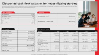Discounted Cash Flow Valuation For Home Renovation Business Plan BP SS