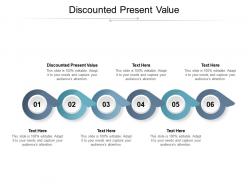 Discounted present value ppt powerpoint presentation model graphics pictures cpb
