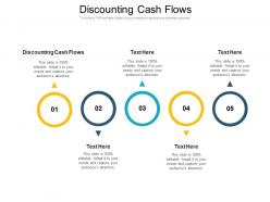 Discounting cash flows ppt powerpoint presentation slides example cpb