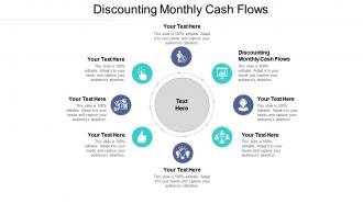 Discounting monthly cash flows ppt powerpoint presentation ideas templates cpb