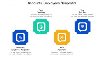 Discounts Employees Nonprofits Ppt Powerpoint Presentation Styles Inspiration Cpb