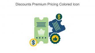 Discounts Premium Pricing Colored Icon In Powerpoint Pptx Png And Editable Eps Format