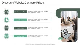 Discounts Website Compare Prices In Powerpoint And Google Slides Cpb