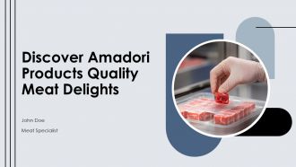 Discover Amadori Products Quality Meat Delights PPT Sample ST AI