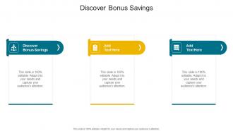 Discover Bonus Savings In Powerpoint And Google Slides Cpb