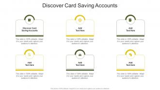 Discover Card Saving Accounts In Powerpoint And Google Slides Cpb