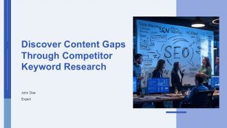 Discover Content Gaps Through Competitor Keyword Research PPT Slides AT