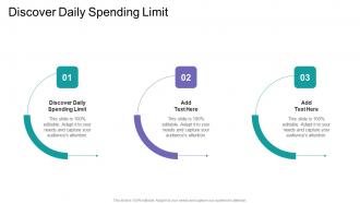 Discover Daily Spending Limit In Powerpoint And Google Slides Cpb