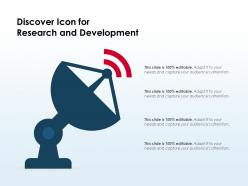 Discover icon for research and development
