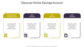 Discover Online Savings Account In Powerpoint And Google Slides Cpb