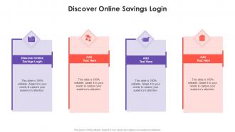 Discover Online Savings Login In Powerpoint And Google Slides Cpb