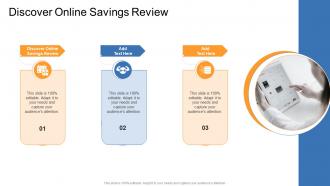 Discover Online Savings Review In Powerpoint And Google Slides Cpb