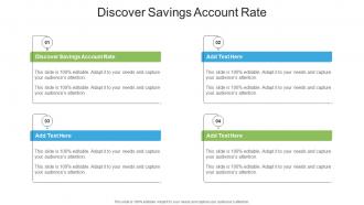 Discover Savings Account Rate In Powerpoint And Google Slides Cpb