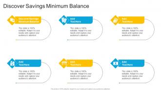 Discover Savings Minimum Balance In Powerpoint And Google Slides Cpb