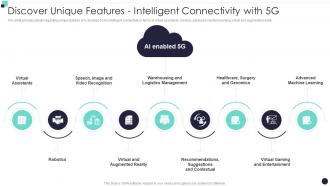Discover Unique Features Intelligent Connectivity With 5G Building 5G Wireless Mobile Network