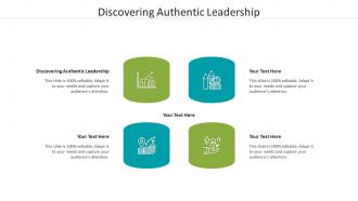 Discovering authentic leadership ppt powerpoint presentation ideas shapes cpb