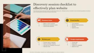 Discovery Session Checklist To Effectively Plan Website