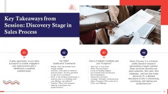 Discovery Stage In Sales Process Training Ppt Customizable Attractive