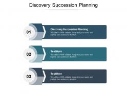 Discovery succession planning ppt powerpoint presentation portfolio graphics tutorials cpb