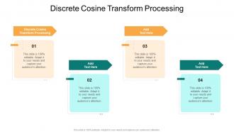 Discrete Cosine Transform Processing In Powerpoint And Google Slides Cpb