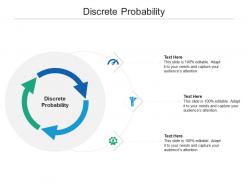Discrete probability ppt powerpoint presentation infographic template background image cpb