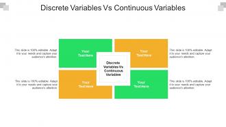 Discrete variables vs continuous variables ppt powerpoint presentation slide cpb