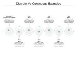 Discrete vs continuous examples ppt powerpoint presentation designs cpb