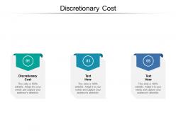 Discretionary cost ppt powerpoint presentation icon layout ideas cpb