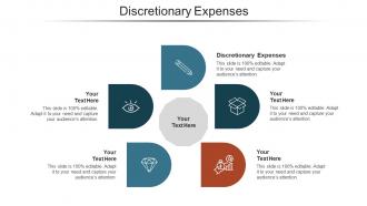 Discretionary expenses ppt powerpoint presentation ideas outline cpb