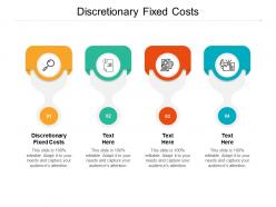Discretionary fixed costs ppt powerpoint presentation show example cpb