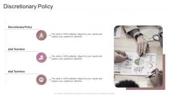 Discretionary Policy In Powerpoint And Google Slides Cpb