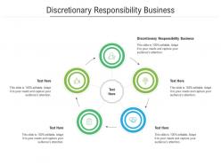 Discretionary responsibility business ppt powerpoint presentation slides demonstration cpb