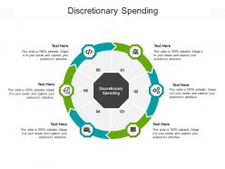Discretionary spending ppt powerpoint presentation icon brochure cpb