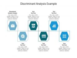 Discriminant analysis example ppt powerpoint presentation diagrams cpb