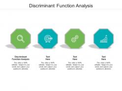 Discriminant function analysis ppt powerpoint presentation slides portrait cpb