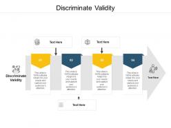 Discriminate validity ppt powerpoint presentation pictures outfit cpb
