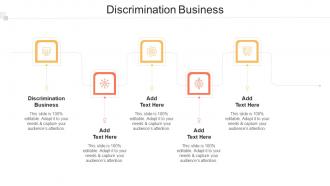 Discrimination Business In Powerpoint And Google Slides Cpb