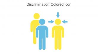 Discrimination Colored Icon In Powerpoint Pptx Png And Editable Eps Format