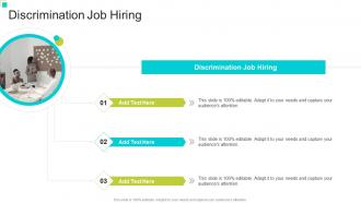 Discrimination Job Hiring In Powerpoint And Google Slides Cpb